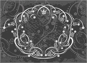 Decorative frame with pattern