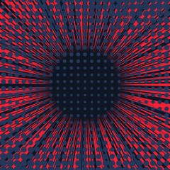 Abstract creative concept vector comics pop art style blank layout template with clouds beams and isolated dots pattern on background. For sale banner, empty bubble, illustration comic book design