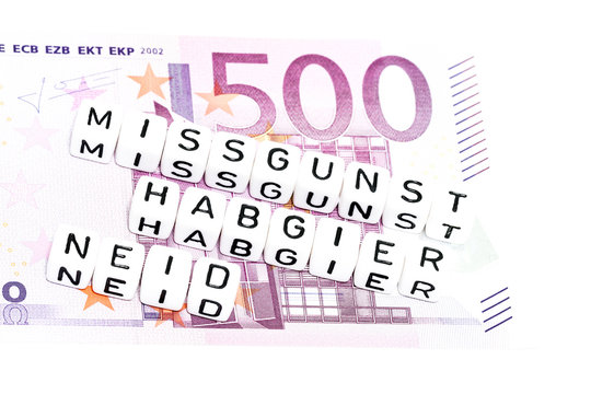 Missgunst Habgier und Neid