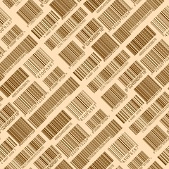 Background with bar codes. 