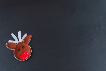 Christmas Background with Lights and Decor. Horizontal.