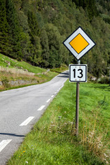 Unlucky or lucky road