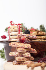 Tasty sweet biscuits