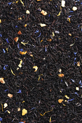 Heap of dry tea background