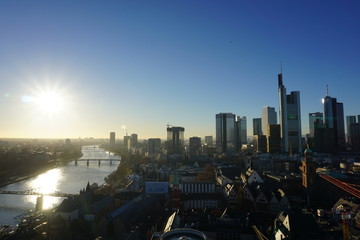 Fototapeta na wymiar Frankfurt a. M. Skyline 