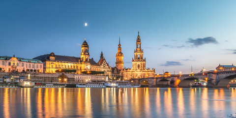 Dresden Evening Panorama, Germany