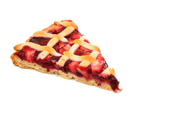 a piece of fruit pie