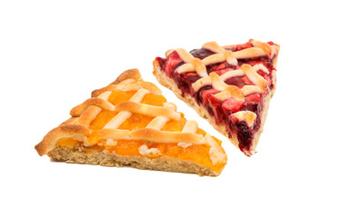 a piece of fruit pie