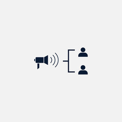 Teamwork icon simple illustration
