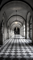 Natural light filled hallway 