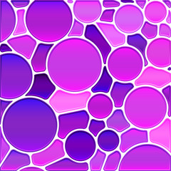 abstract vector stained-glass mosaic background
