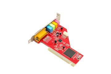 Obraz premium Sound card for computer