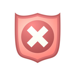 Fototapeta premium shield protect emblem