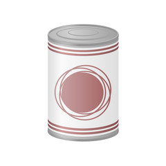 metal can of preserved food