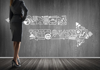 Business growth and progress concept