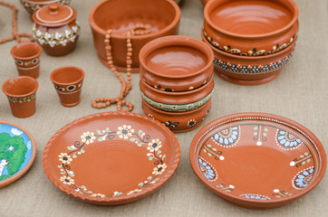 Rustic handmade ceramic