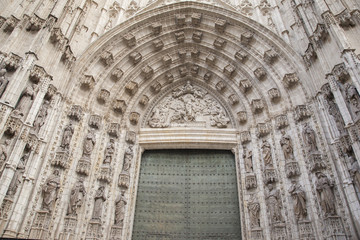 Entrance, Santa Maria Cathedral Church; Seville
