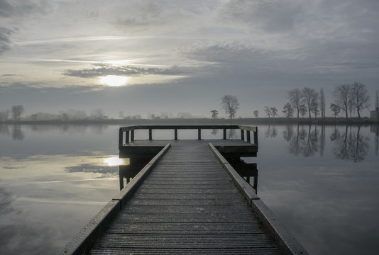 Calmness at the pond