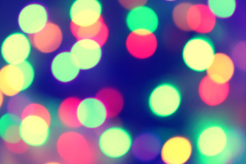 Festive Background Bokeh Bright Vintage Magic Background With Color Stock