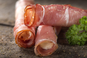 Black forest ham filled with danish double cream cheese