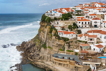 Azenhas do Mar, a beautiful coastal town in the municipality of Sintra, Portugal.