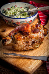 Roast pork knuckle.