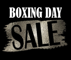 Boxing day sale banner.