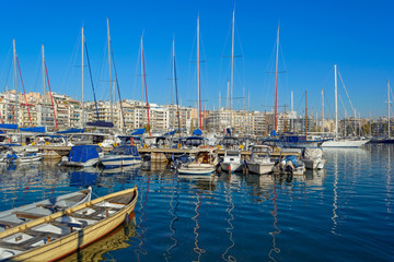 Piraeus Marina in Athens, Greece