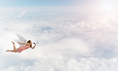 She is free to express herself