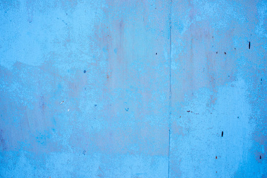 Concrete wall blue closeup