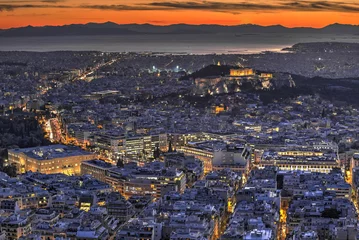 Foto op Canvas Acropolis of Athens, Greece © catalinlazar