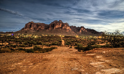 Moonlit Superstition Mt.
