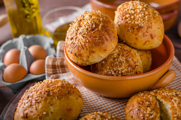 Homemade cheese buns