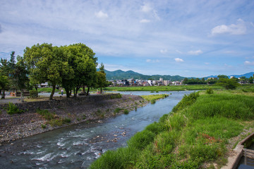 Fototapeta premium Beautiful nature scenic view in Japan
