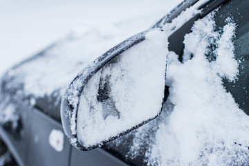 Car on winter