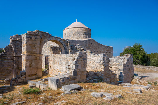 Ruins of an Orthodox monastery in Cyprus