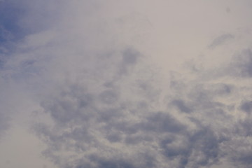 the sky with clouds as a background