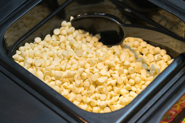 white chocolate chips
