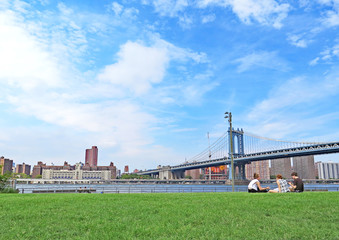 Fototapeta na wymiar Puente de Brooklyn, Nueva York, EE.UU.