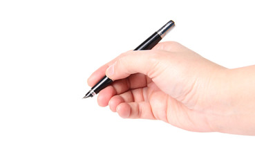 Fountain pen in hand © springtime78