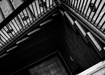 Naklejka premium Stairway