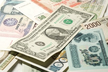 Banknoten verschiedener Länder