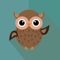 the icon of smiley owl