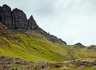 Old Man of Storr pinnacle on Skye, Scotland