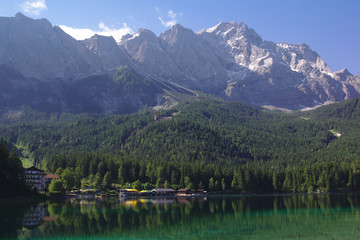 Eibsee und Zugspitze