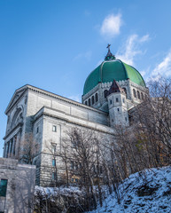 Saint Joseph Oratory with snow - Montreal, Quebec, Canada