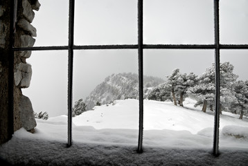 Snowstorm Sandia Crest