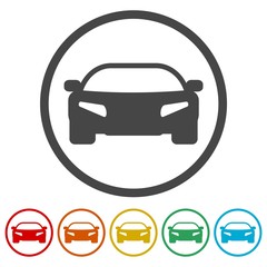 Car Simple icons set 