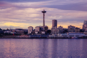 Sonnenuntergang in Seattle 