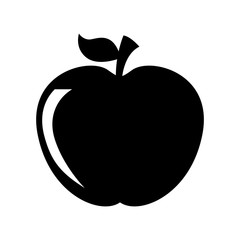 apple fresh fruit icon vector illustration design